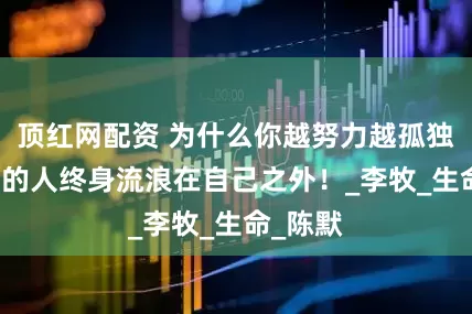 顶红网配资 为什么你越努力越孤独？98%的人终身流浪在自己之外！_李牧_生命_陈默